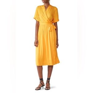 Scotch & Soda mango wrap dress